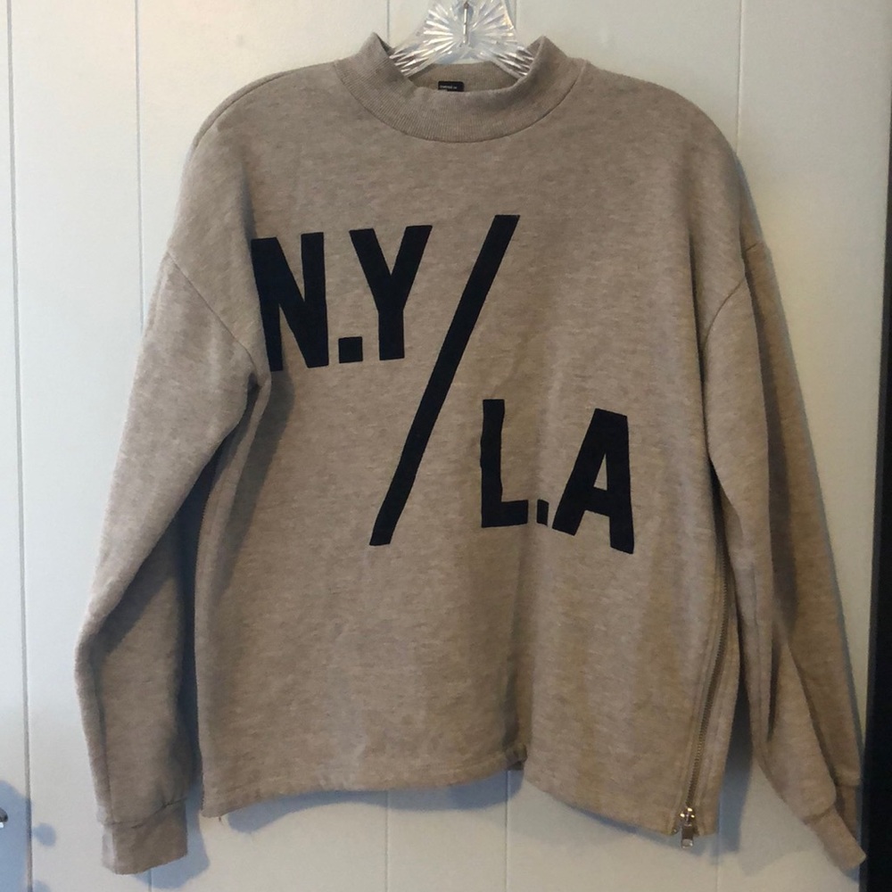 Mock neck sweater